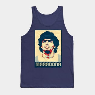 Print Diego Maradona Tank Top